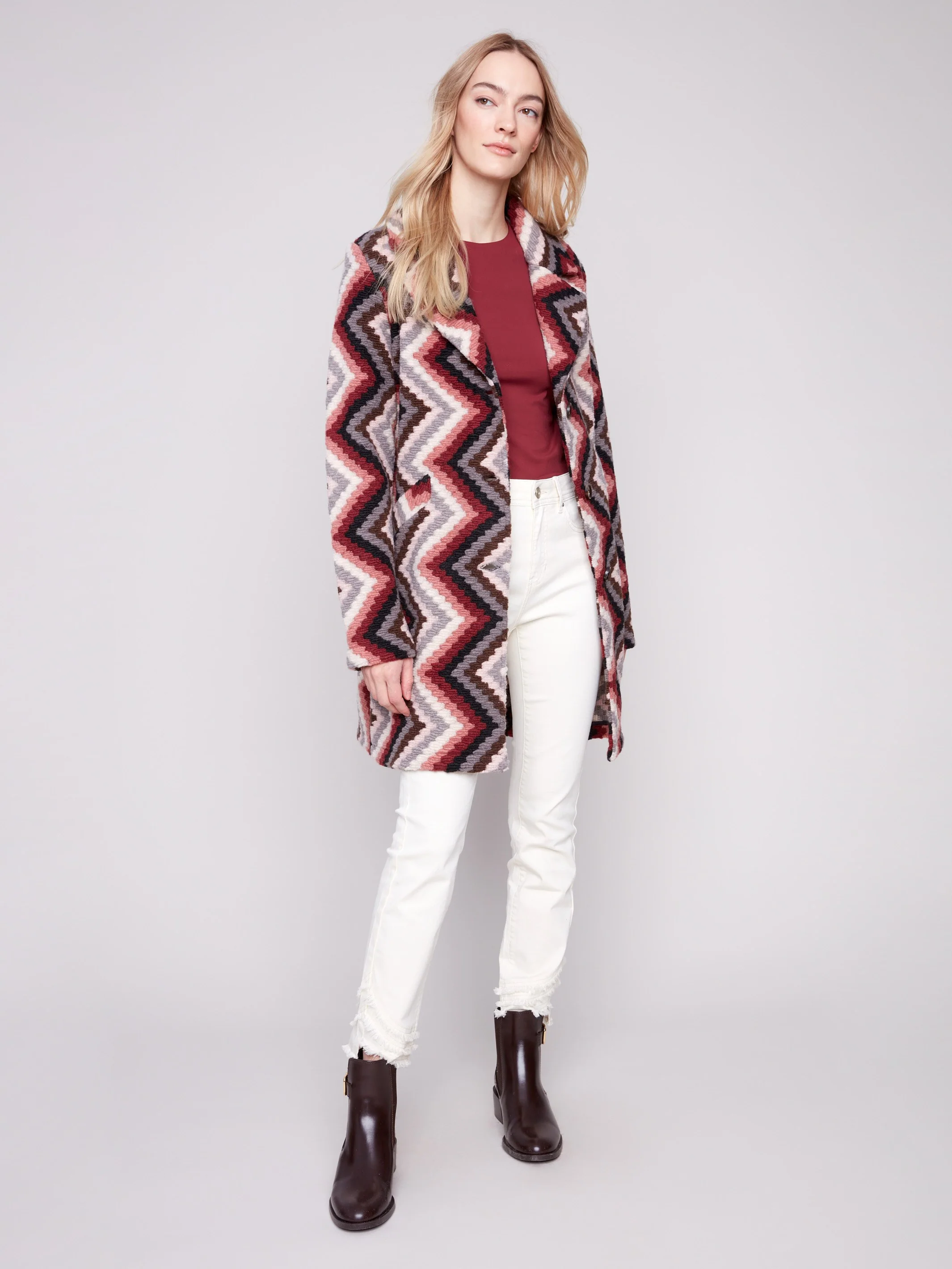 Long Crochet Coat - Primrose - Image 3