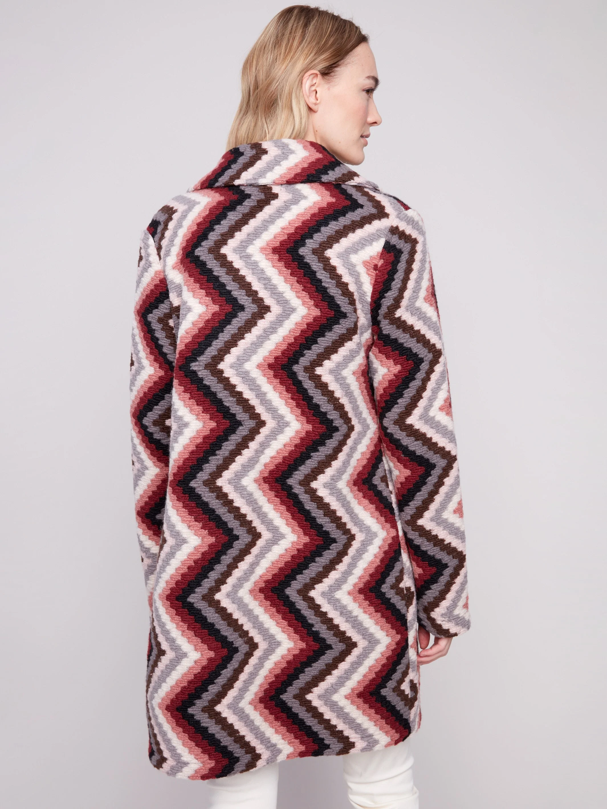 Long Crochet Coat - Primrose - Image 4