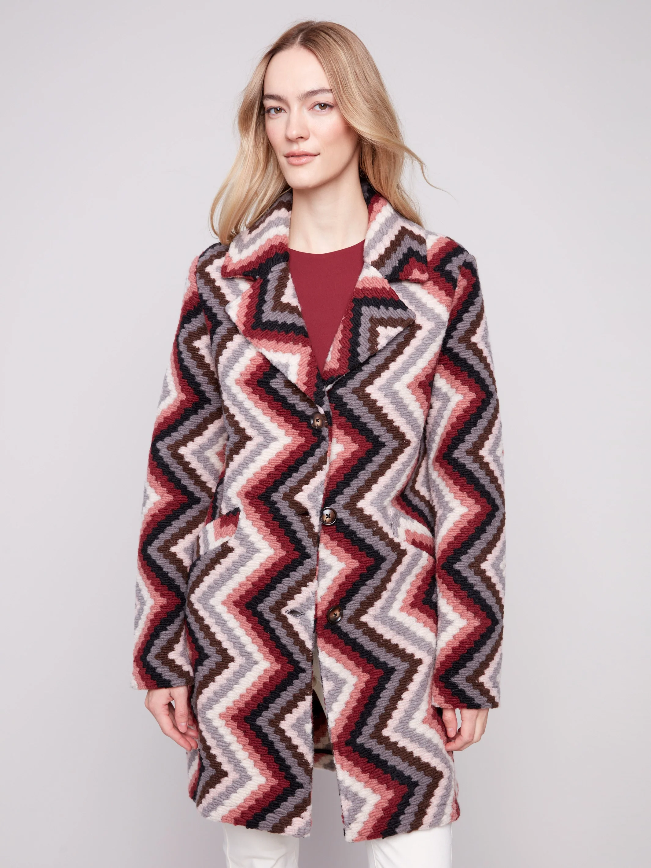Long Crochet Coat - Primrose - Image 5